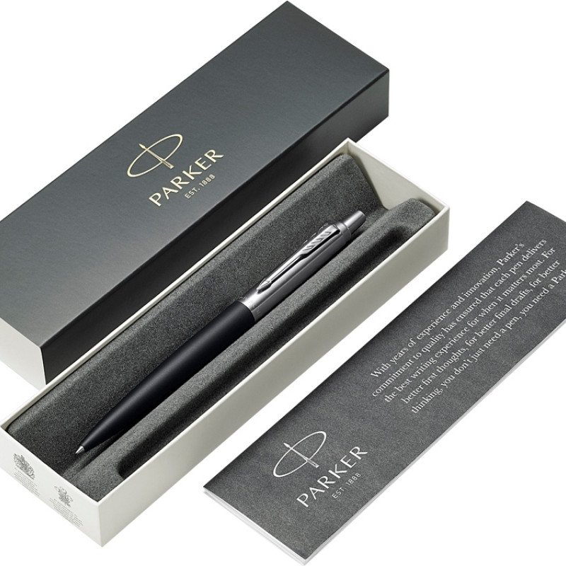Шариковая ручка Parker Jotter XL, Black CT, стержень: M