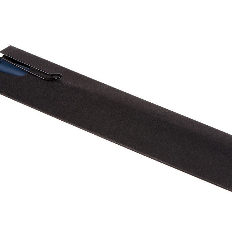 Металлическая шариковая ручка "Black Lama", софт-тач, темно-синий