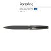 Ручка металлическая шариковая "Portofino", софт-тач, 1.0 мм, серый