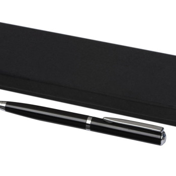 Ручка металлическая шариковая «Town», черный/серебристый