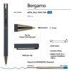 Ручка "Bergamo" шариковая автоматическая, синий металлический корпус, 0,7 мм, синяя Ручка "Bergamo" шариковая автоматическая, синий металлический корпус, 0,7 мм, синяя