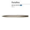 Ручка металлическая шариковая "Portofino", шампань Ручка металлическая шариковая "Portofino", шампань