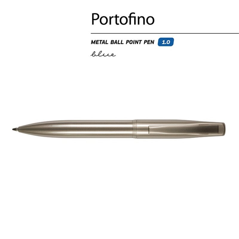 Ручка металлическая шариковая "Portofino", шампань Ручка металлическая шариковая "Portofino", шампань