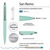 Ручка металлическая шариковая "San Remo", софт-тач, 1.0 мм, мятный