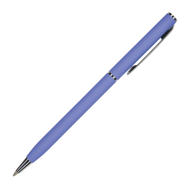 Ручка шариковая автоматическая BrunoVisconti® "PALERMO" цвет корпуса фиолетовый, soft-touch, 0.7 мм Ручка шариковая автоматическая BrunoVisconti® "PALERMO" цвет корпуса фиолетовый, soft-touch, 0.7 мм