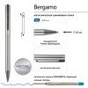 Ручка металлическая шариковая "Bergamo", серебристый