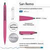 Ручка металлическая шариковая "San Remo", софт-тач, 1.0 мм, ярко-розовый Ручка металлическая шариковая "San Remo", софт-тач, 1.0 мм, ярко-розовый