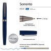 Ручка металлическая роллер  "Sorrento", синий матовый