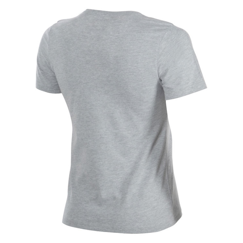 Футболка "Heavy Super Club N" женская с V-образным вырезом, серый меланж