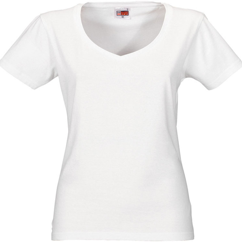 Футболка «Heavy Super Club 2.0» женская с V-образным вырезом, белый