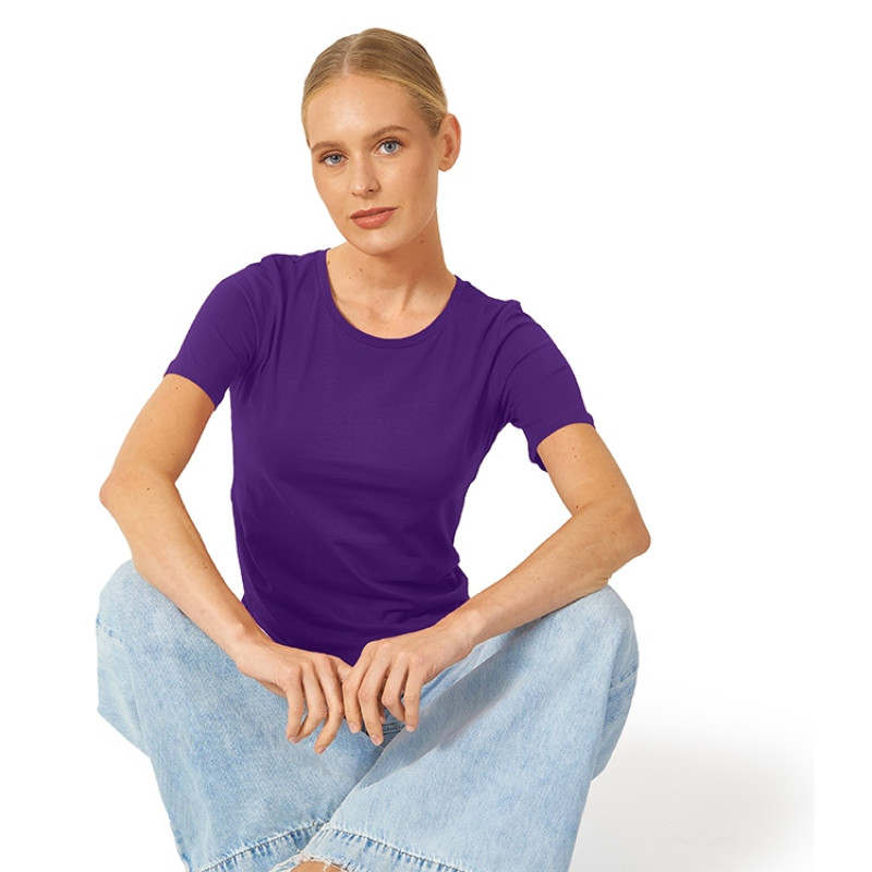 Футболка "Heavy Super Club" женская, фиолетовый