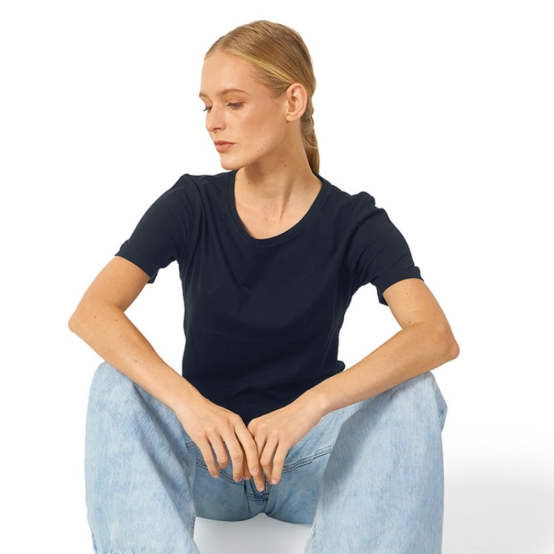 Футболка "Heavy Super Club" женская, темно-синий Футболка "Heavy Super Club" женская, темно-синий