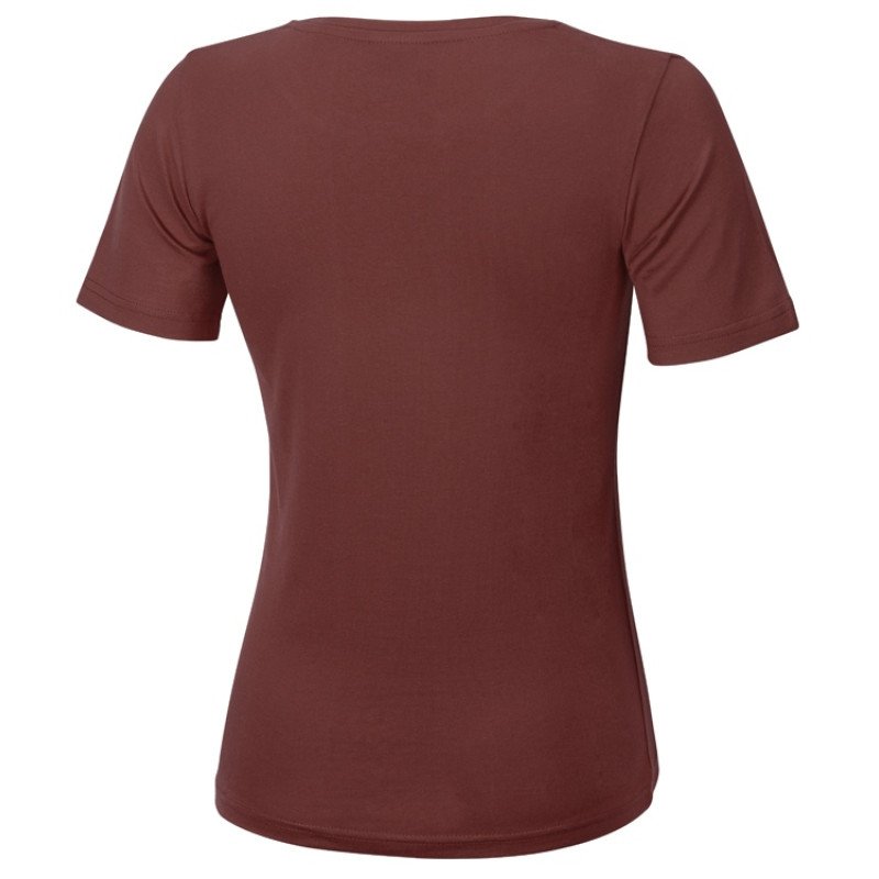 Футболка "Heavy Super Club" женская, бордовый портвейн