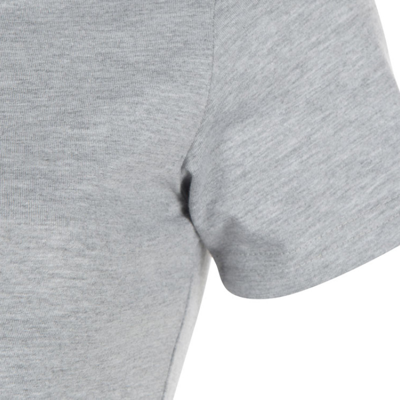 Футболка "Heavy Super Club N" женская с V-образным вырезом, серый меланж