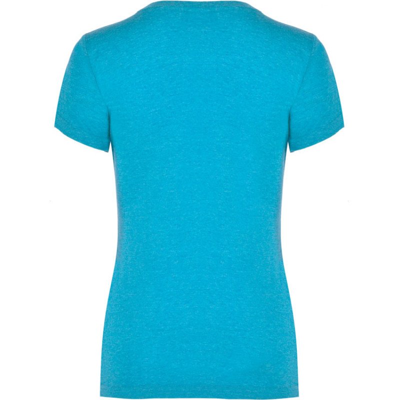 Футболка "Fox" женская, бирюзовый меланж