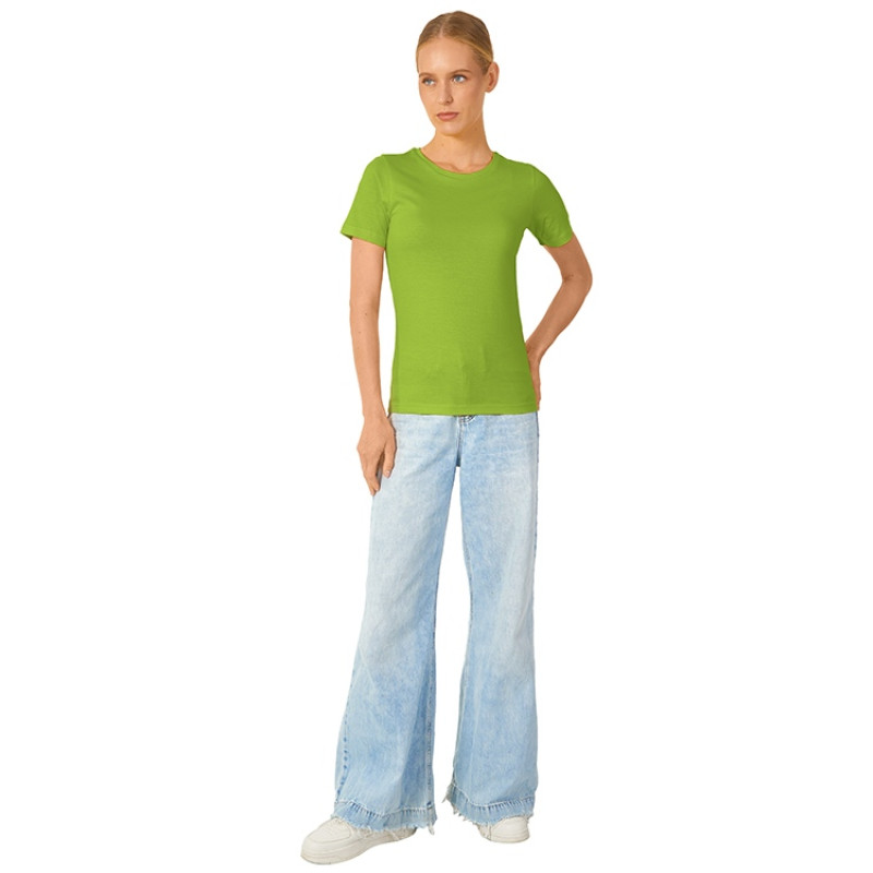 Футболка "Heavy Super Club" женская, зеленое яблоко