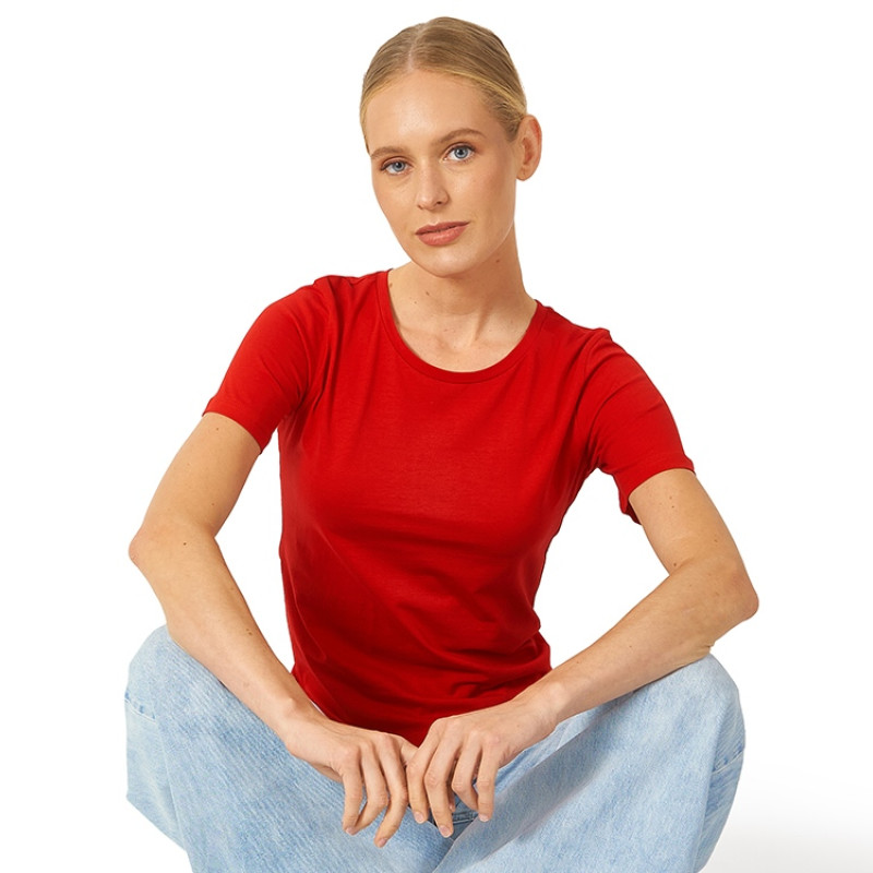 Футболка "Heavy Super Club" женская, красный