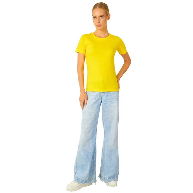 Футболка "Heavy Super Club" женская, желтый