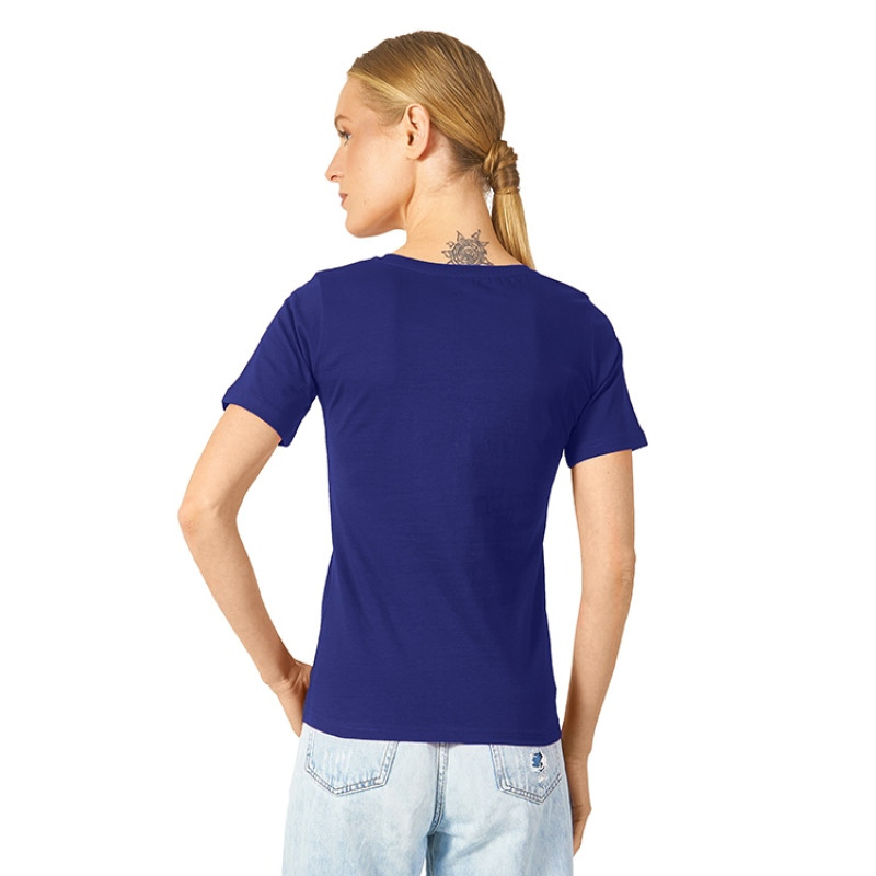 Футболка "Heavy Super Club" женская, классический синий