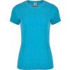 Футболка "Fox" женская, бирюзовый меланж