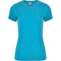 Футболка "Fox" женская, бирюзовый меланж
