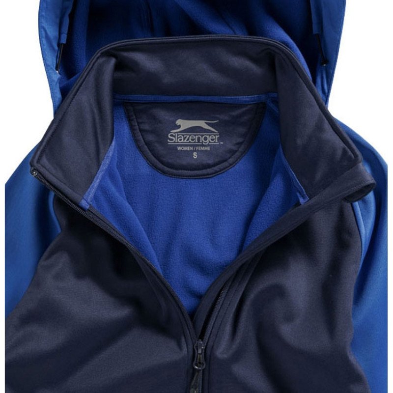 Куртка софтшел "Сhallenger" женская, темно-синий/небесно-голубой