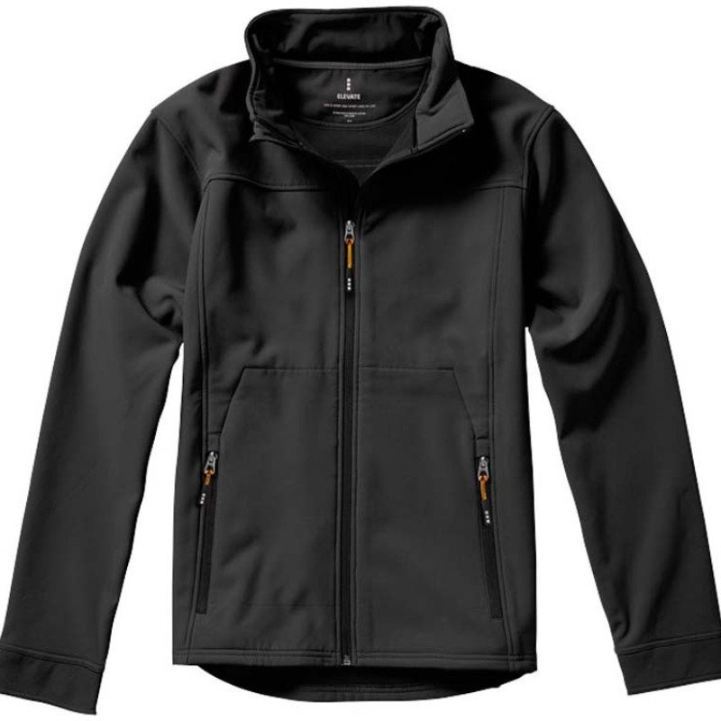 Куртка софтшел "Langley" мужская, антрацит