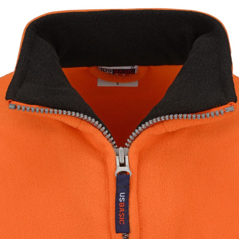 Куртка флисовая "Nashville" мужская, оранжевый/черный