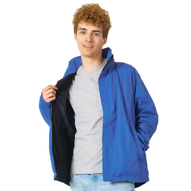 Куртка мужская с капюшоном "Wind", кл. синий