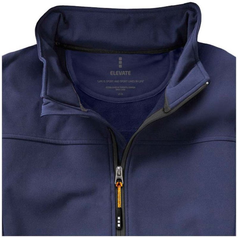 Куртка софтшел "Langley" мужская, темно-синий