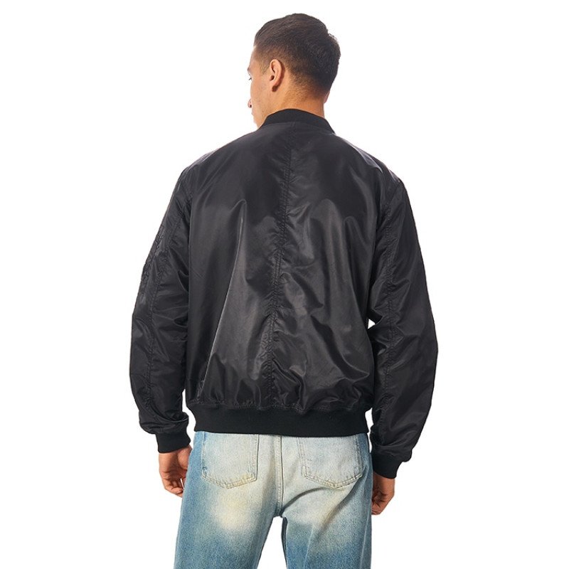 Куртка бомбер «Antwerpen» унисекс, черный