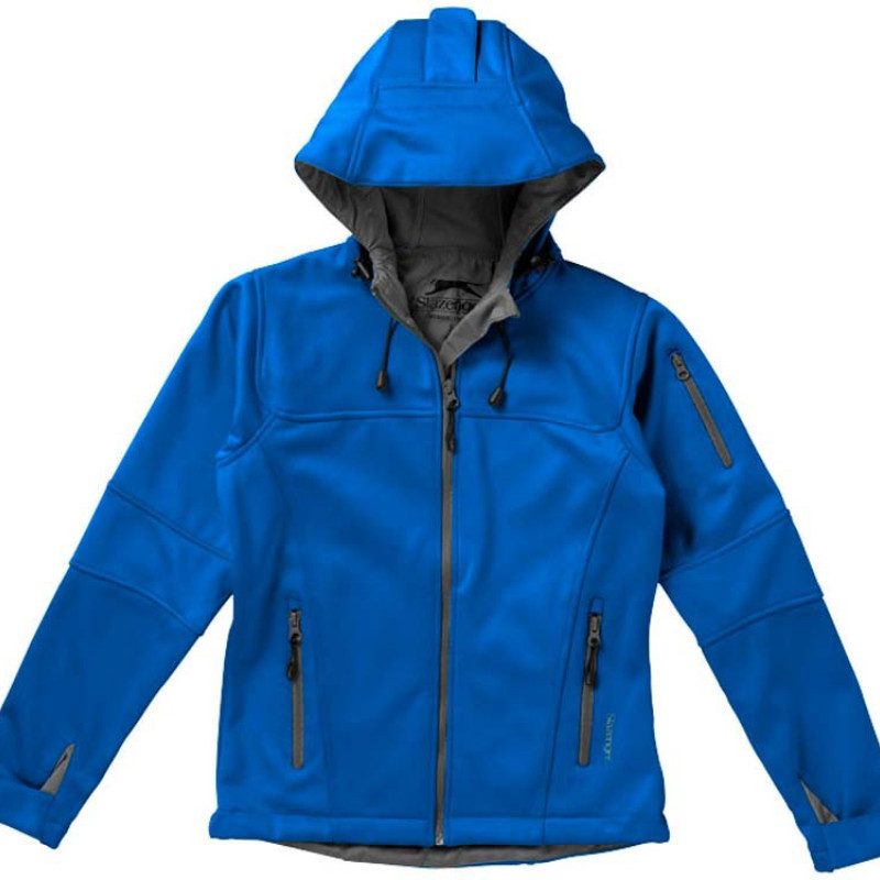 Куртка софтшел "Match" женская, небесно-синий