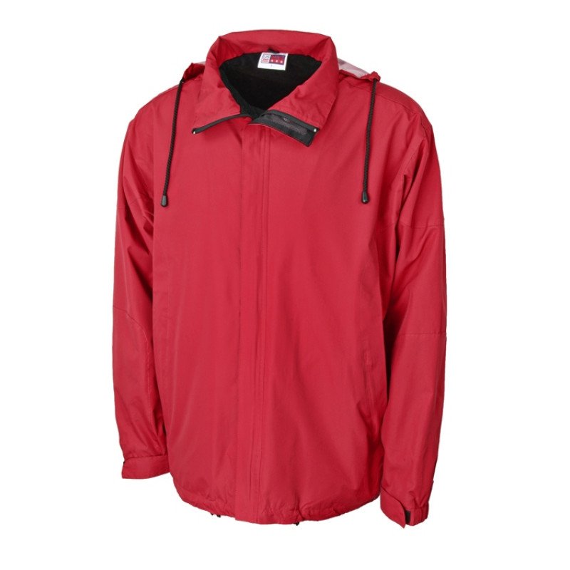 Куртка мужская с капюшоном "Wind", красный