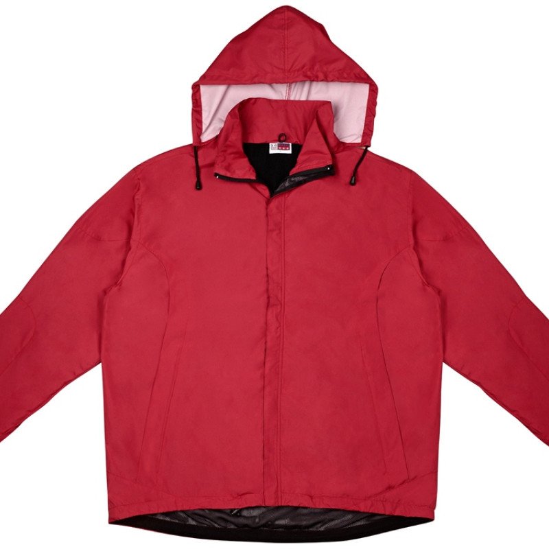 Куртка мужская с капюшоном "Wind", красный