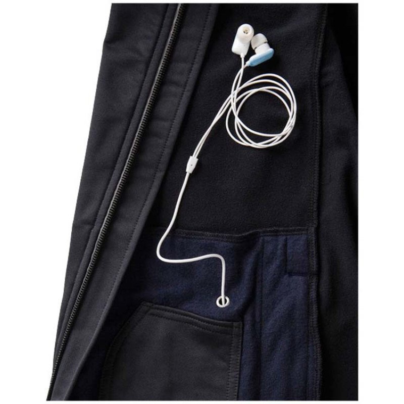 Куртка флисовая "Mani" мужская, черный