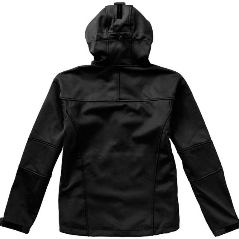 Куртка софтшел "Match" мужская, черный/серый