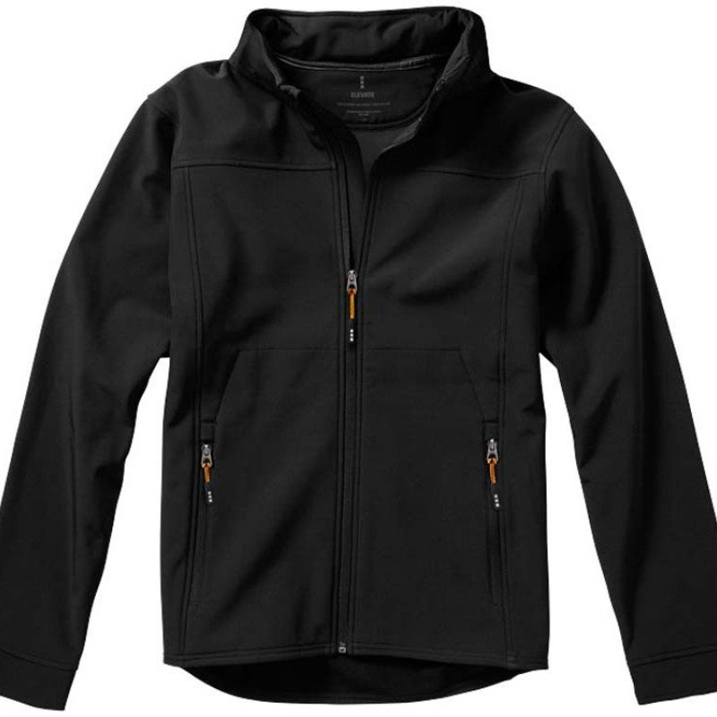 Куртка софтшел "Langley" мужская, черный