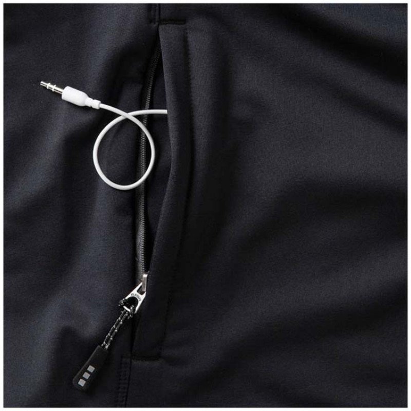 Куртка флисовая "Mani" мужская, черный