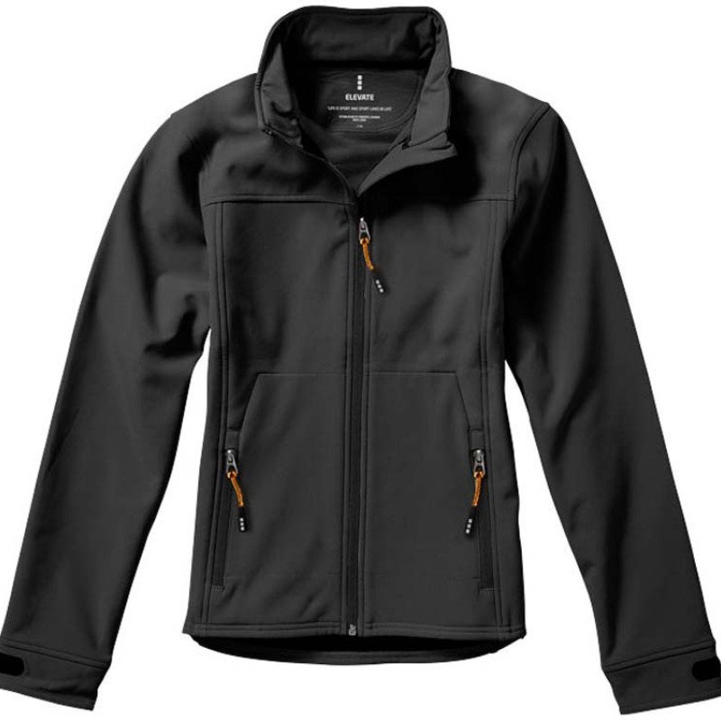 Куртка софтшел "Langley" женская, антрацит