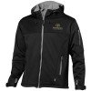 Куртка софтшел "Match" мужская, черный/серый
