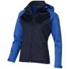 Куртка софтшел "Сhallenger" женская, темно-синий/небесно-голубой