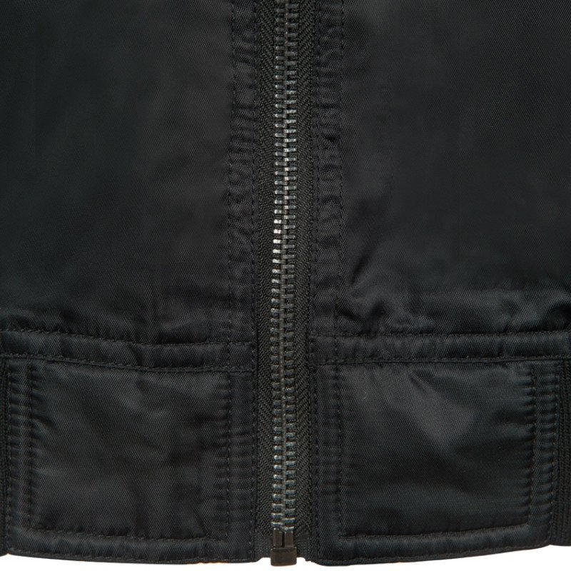 Куртка бомбер «Antwerpen» унисекс, черный