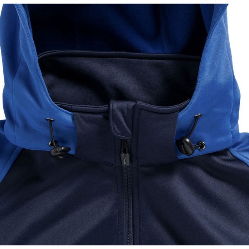 Куртка софтшел "Сhallenger" женская, темно-синий/небесно-голубой