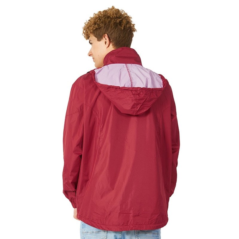 Куртка мужская с капюшоном "Wind", красный