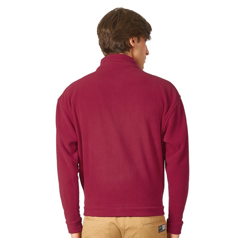 Куртка флисовая "Nashville" мужская, красный/пепельно-серый