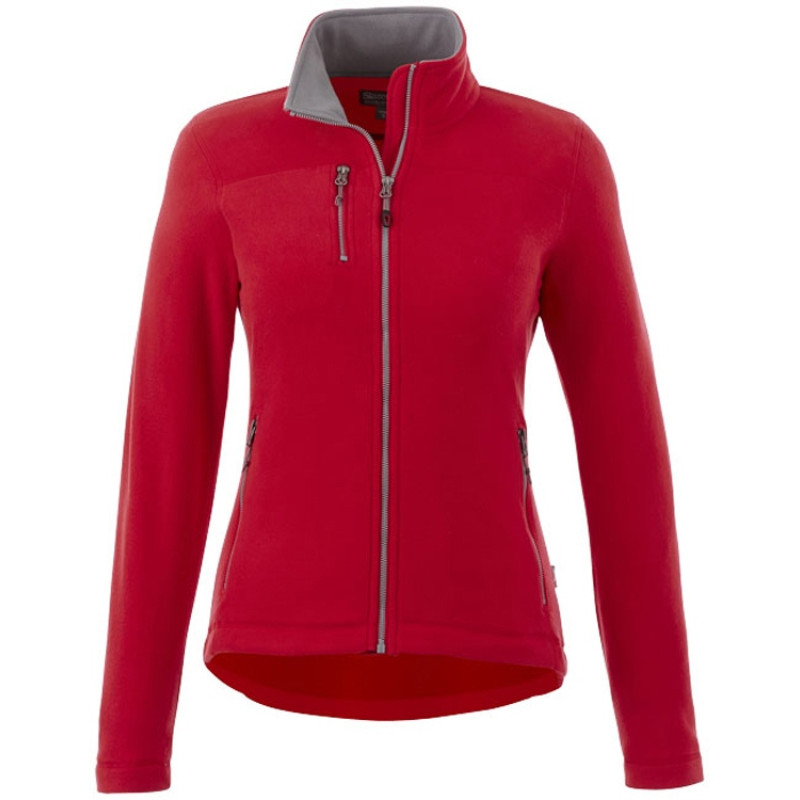 Женская микрофлисовая куртка Pitch, красный