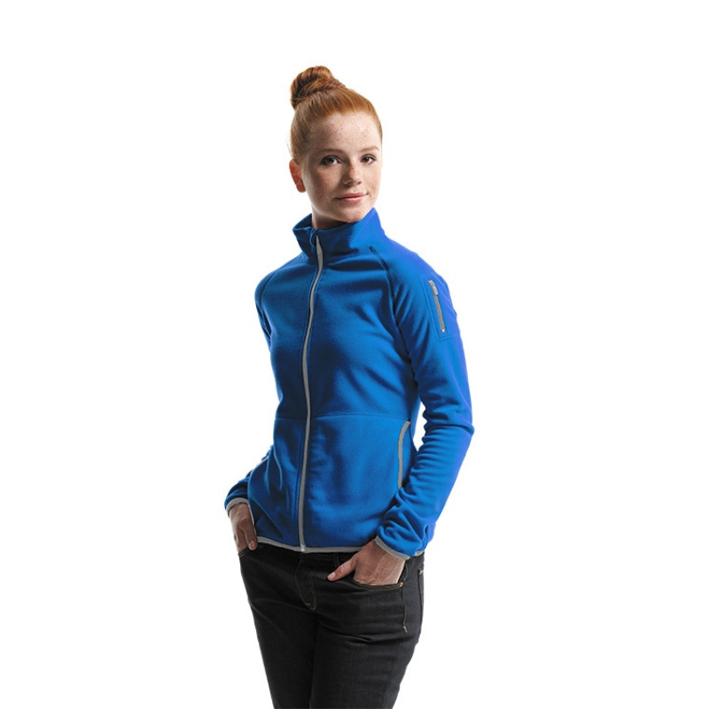 Куртка "Drop Shot" из микрофлиса женская, небесно-голубой