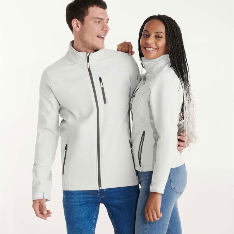 Куртка софтшел "Antartida", мужская, жемчужный