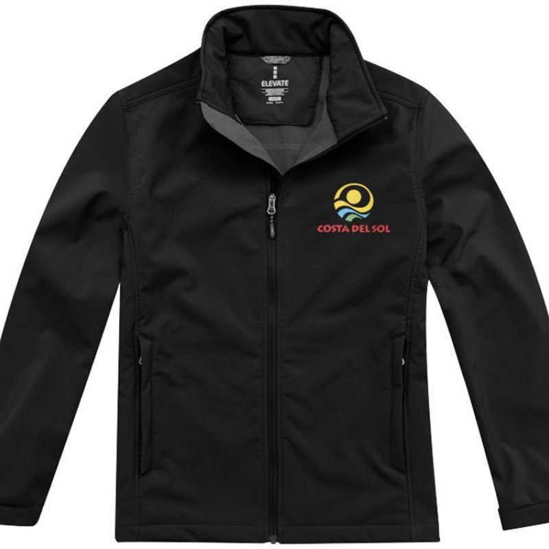 Куртка софтшел "Maxson" мужская, черный