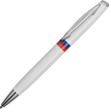 Ручка шариковая "Отчизна", белый/триколор